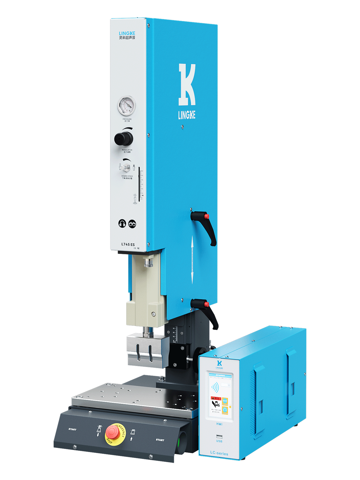 靈科超聲波塑料焊接機 35kHz-1200W L745 ES 數(shù)字 靈科超聲波塑料焊接機 35kHz-1200W L745 ES 數(shù)字