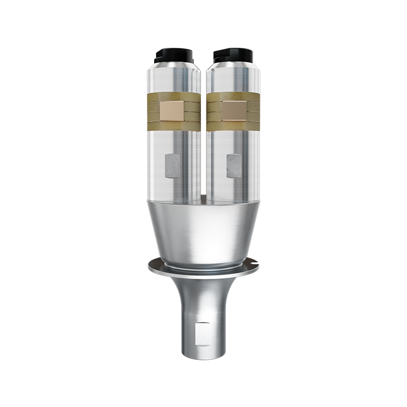 15kHz-4200W 新力源超聲波換能器 雙柱直筒(銀黃)