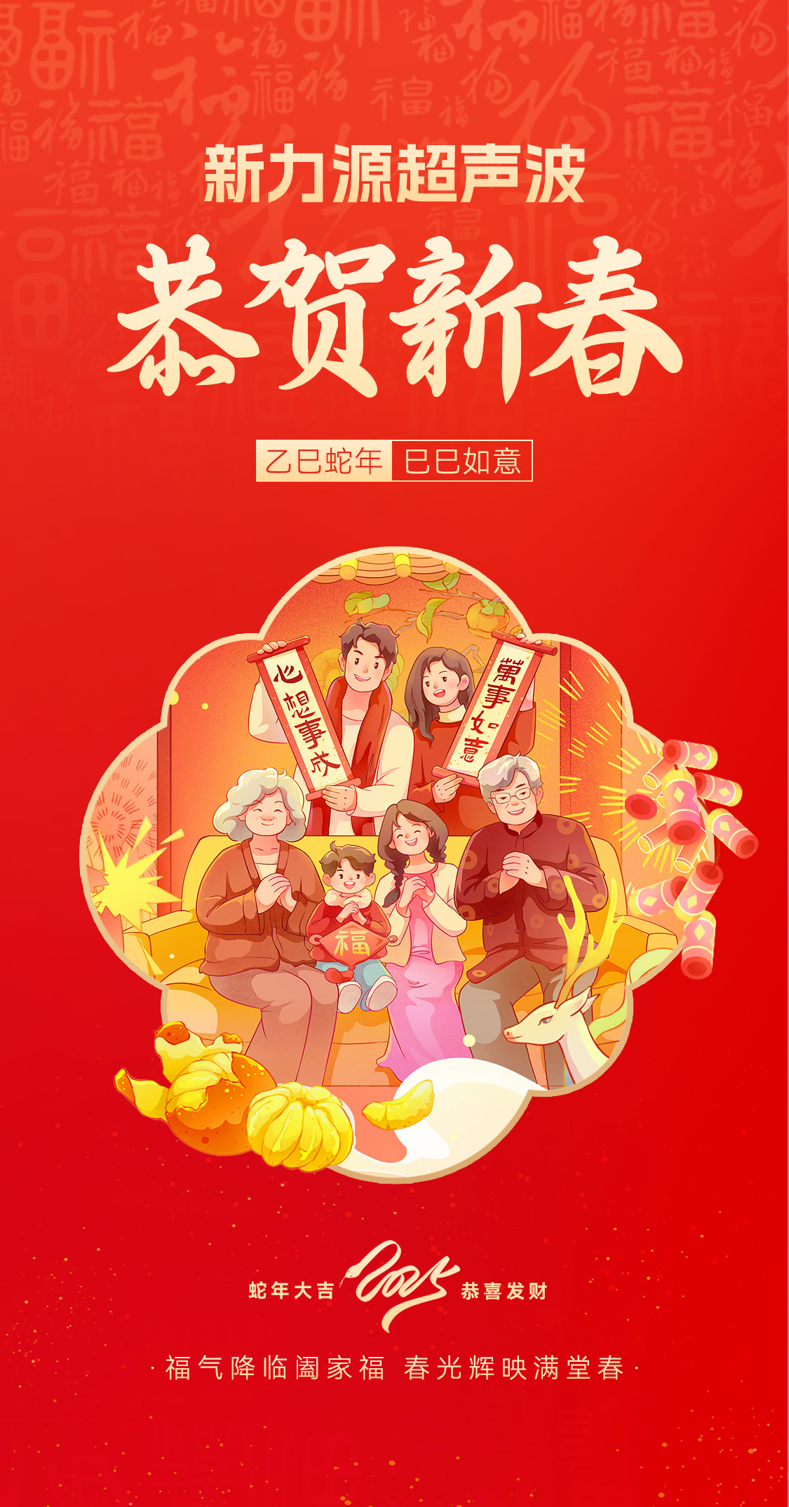 恭賀新春，新力源超聲波向您拜年啦！